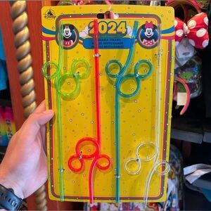 Disneys Mickey Mouse Straws 2024 Series
